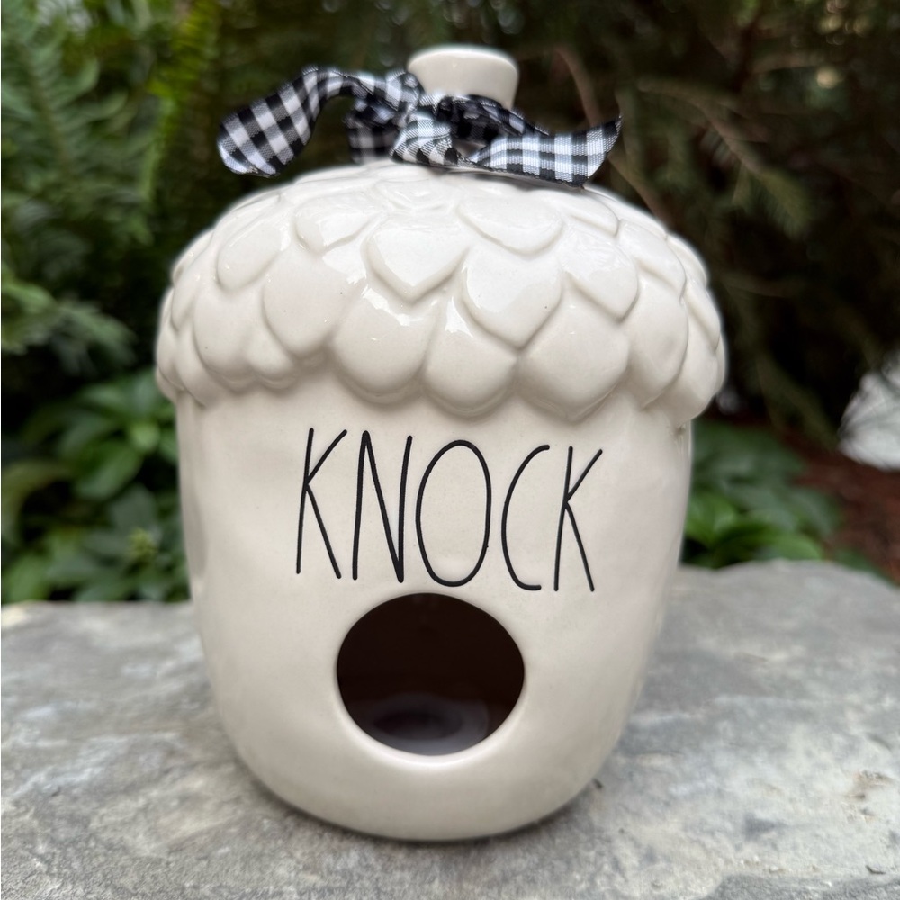 🐥🏠 Rae Dunn Artisan Collection “Knock” Birdhouse
